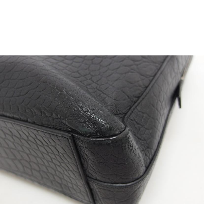 SAINT LAUREN サンローラン/クラシックミュージアム/型押し2WAYブリーフケース/ブラック/342606//0717/ABランク/04