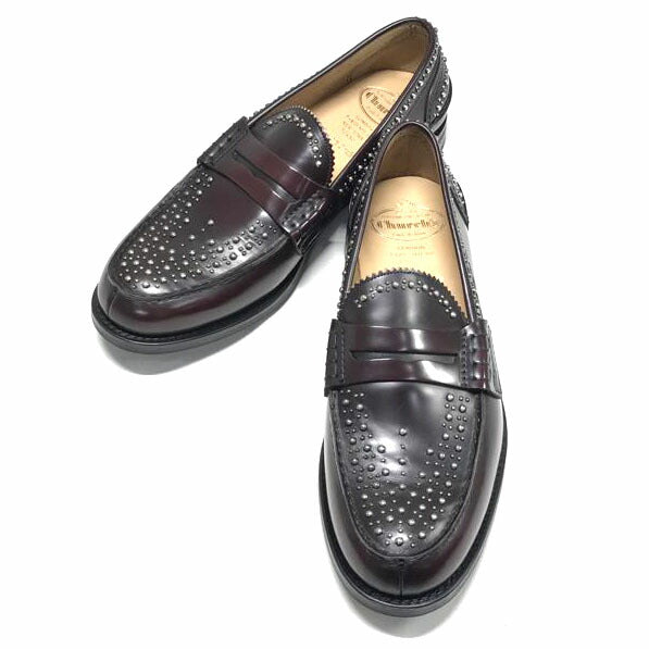 church's チャーチ/スタッズ コインローファー//Sランク/51