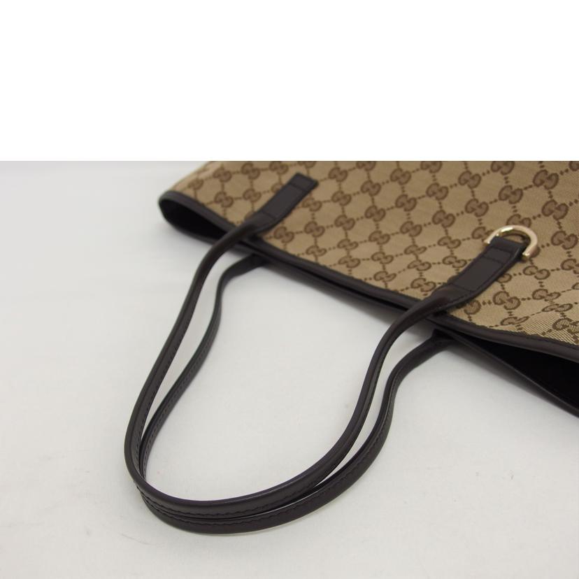 GUCCI グッチ/ニューブリット/GGキャンバストートバッグ/ベージュ/169946//493075/Aランク/04