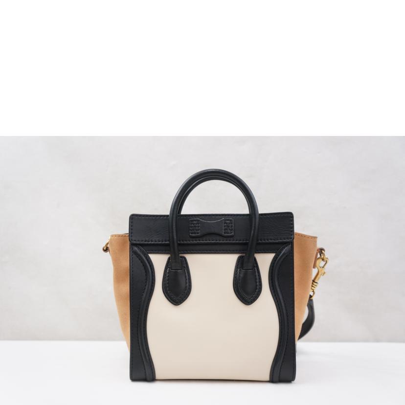 CELINE セリーヌ/ラゲージ ナノショッパー//0122/ABランク/67