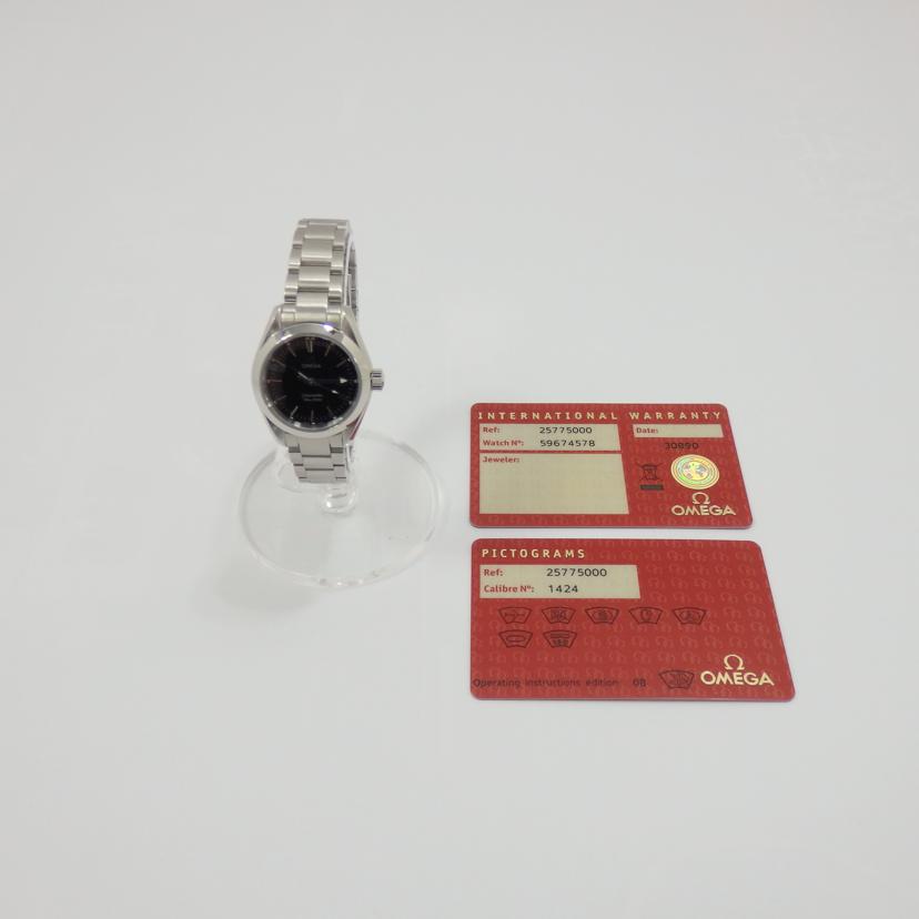 OMEGA オメガ/シーマスターアクアテラ /レディース/クォーツ/2577.50//59674578/ABランク/77