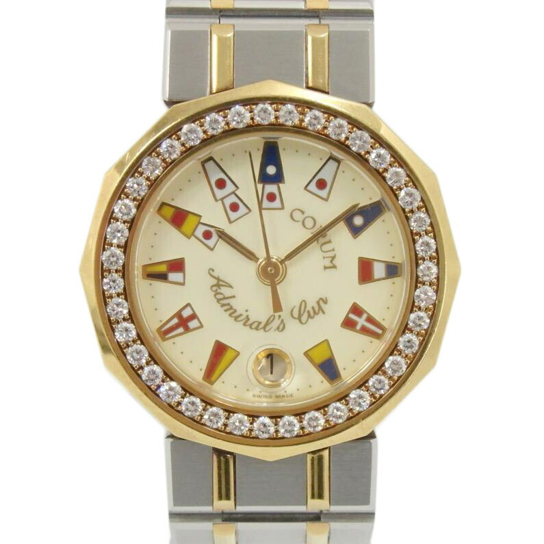 CORUM コルム/アドミラズカップ/コンビ/ダイヤベゼル/クォーツ/39 912 28 V-052//488712/ABランク/77