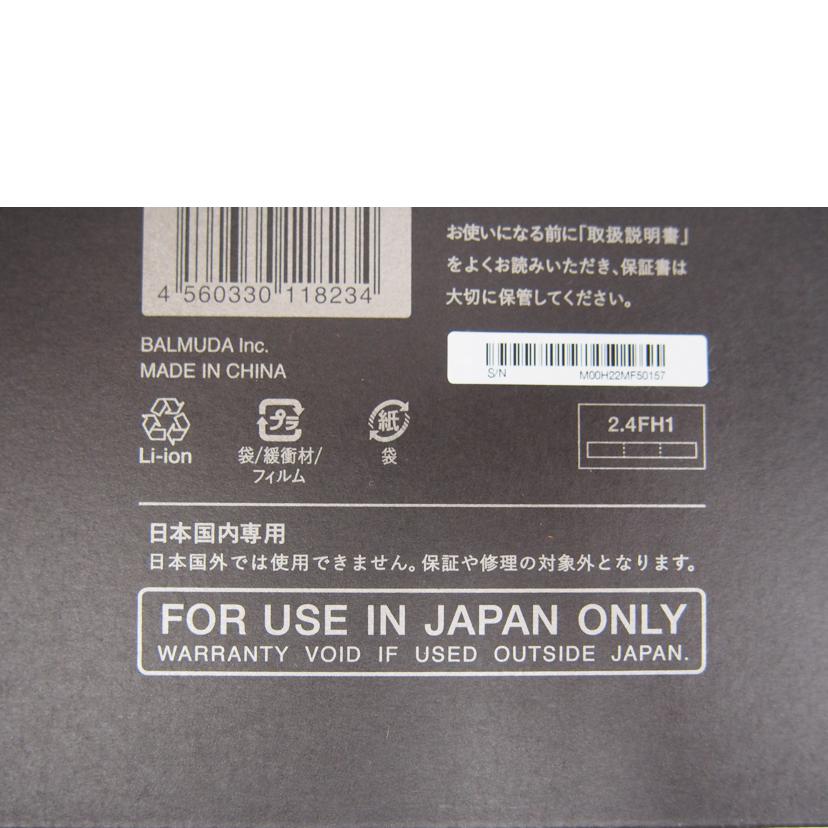 BALMUDA バルミューダ/ワイヤレススピーカー/M01A-BK/M01A-BK//M00H22MF50157/Aランク/76