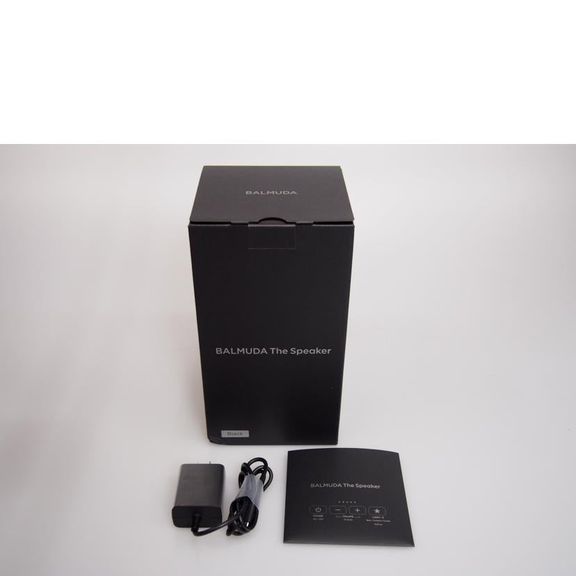 BALMUDA バルミューダ/ワイヤレススピーカー/M01A-BK/M01A-BK//M00H22MF50157/Aランク/76
