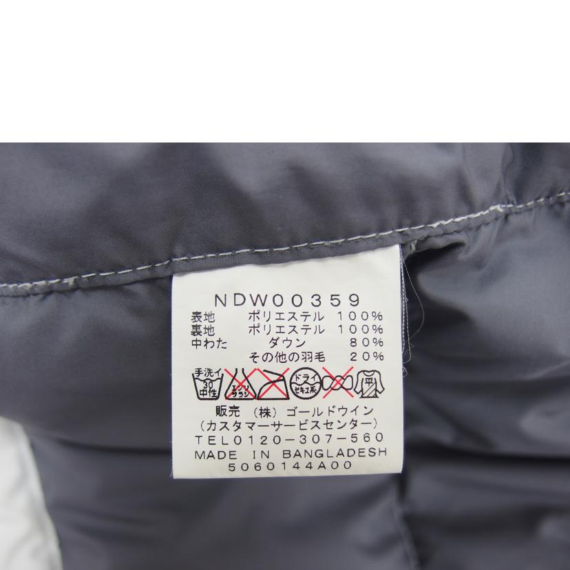 THE NORTH FACE ノースフェイス/ヌプシダウンベスト/ホワイト/NDW00359//Aランク/04