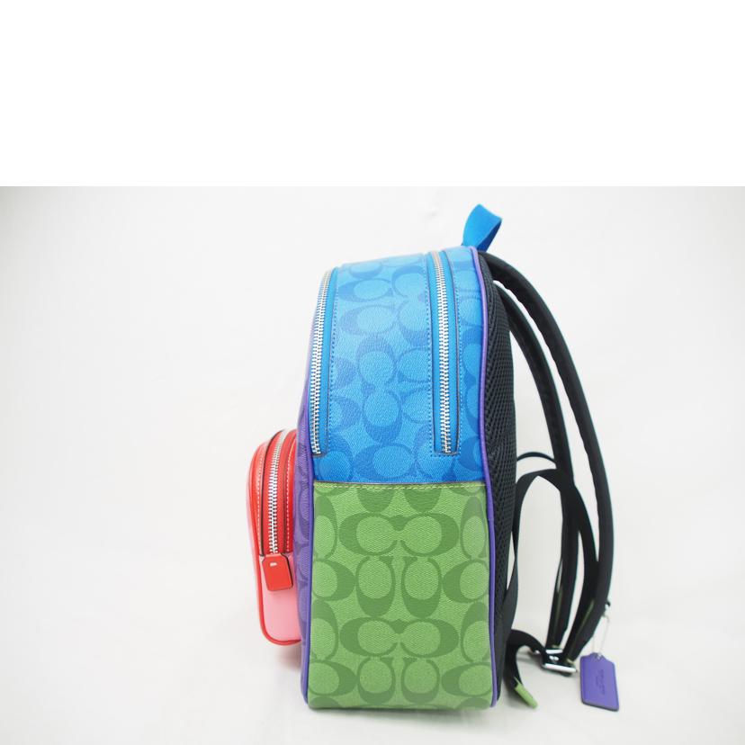 COACH コーチ/シグネチャー/バックパック/マルチカラー/CA156//B2247/Aランク/78