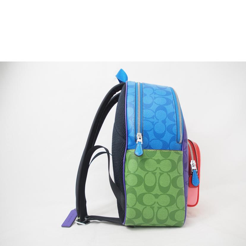 COACH コーチ/シグネチャー/バックパック/マルチカラー/CA156//B2247/Aランク/78