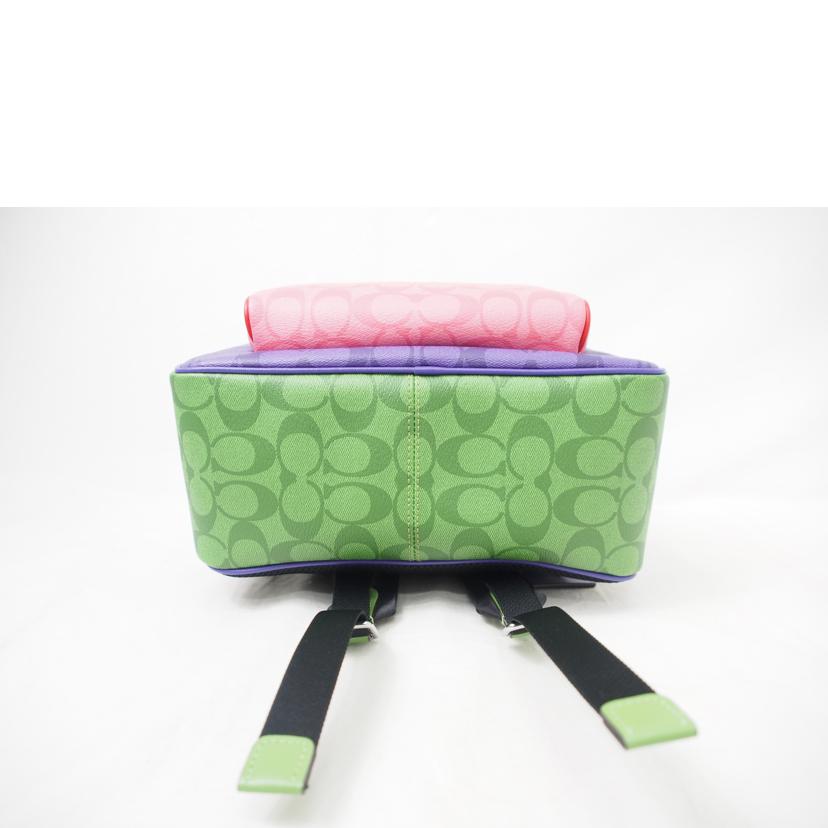 COACH コーチ/シグネチャー/バックパック/マルチカラー/CA156//B2247/Aランク/78