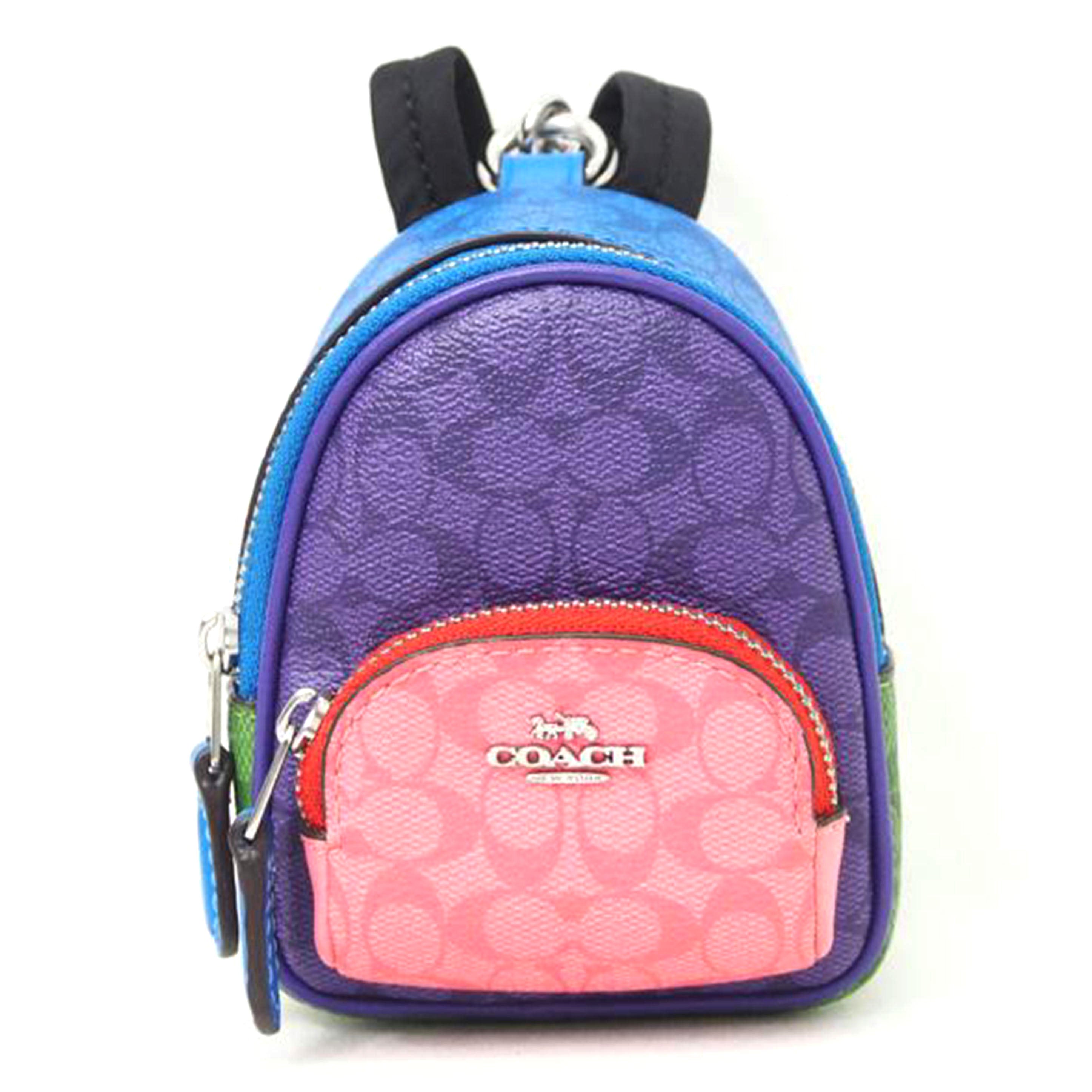 COACH コーチ/PVCシグネチャー/バッグチャーム/マルチカラー/CA030//B2248/Aランク/78