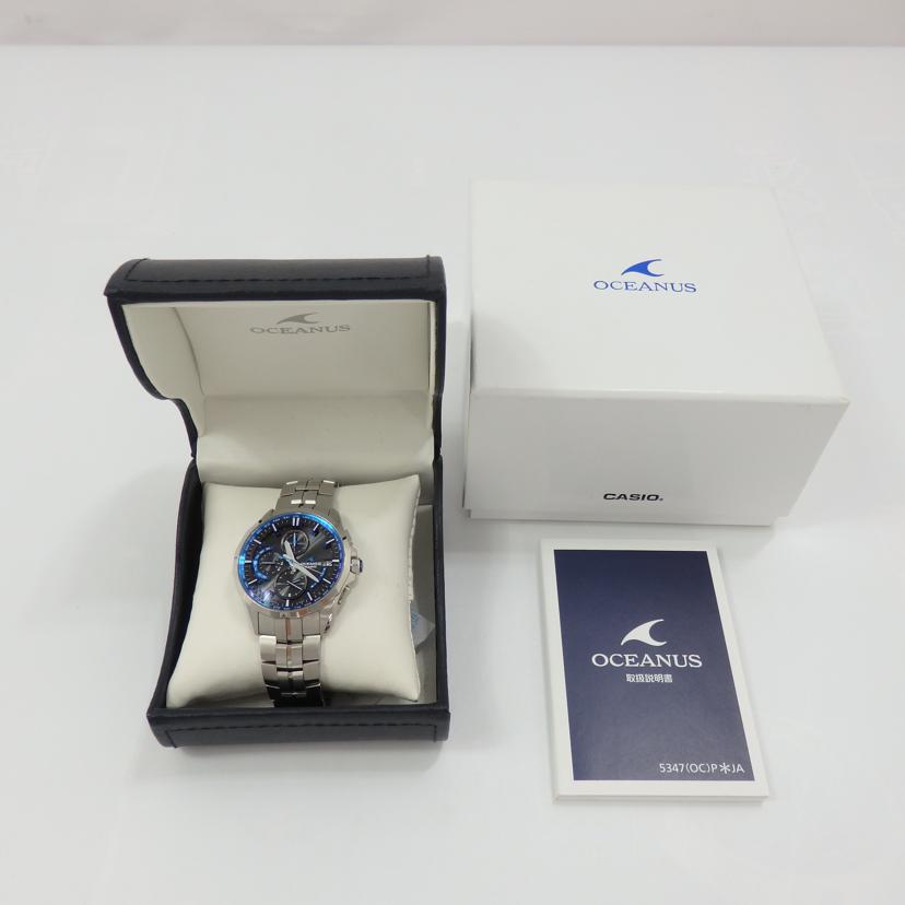 CASIO セイコー/OCEANUS/電波ソーラー/OCW-S3000-IAJF//7D020E/ABランク/77