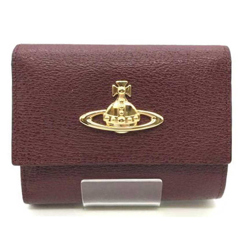 Westwood ヴィヴィアンウエストウッド/オーブ/レザー/三つ折り財布//ABランク/13