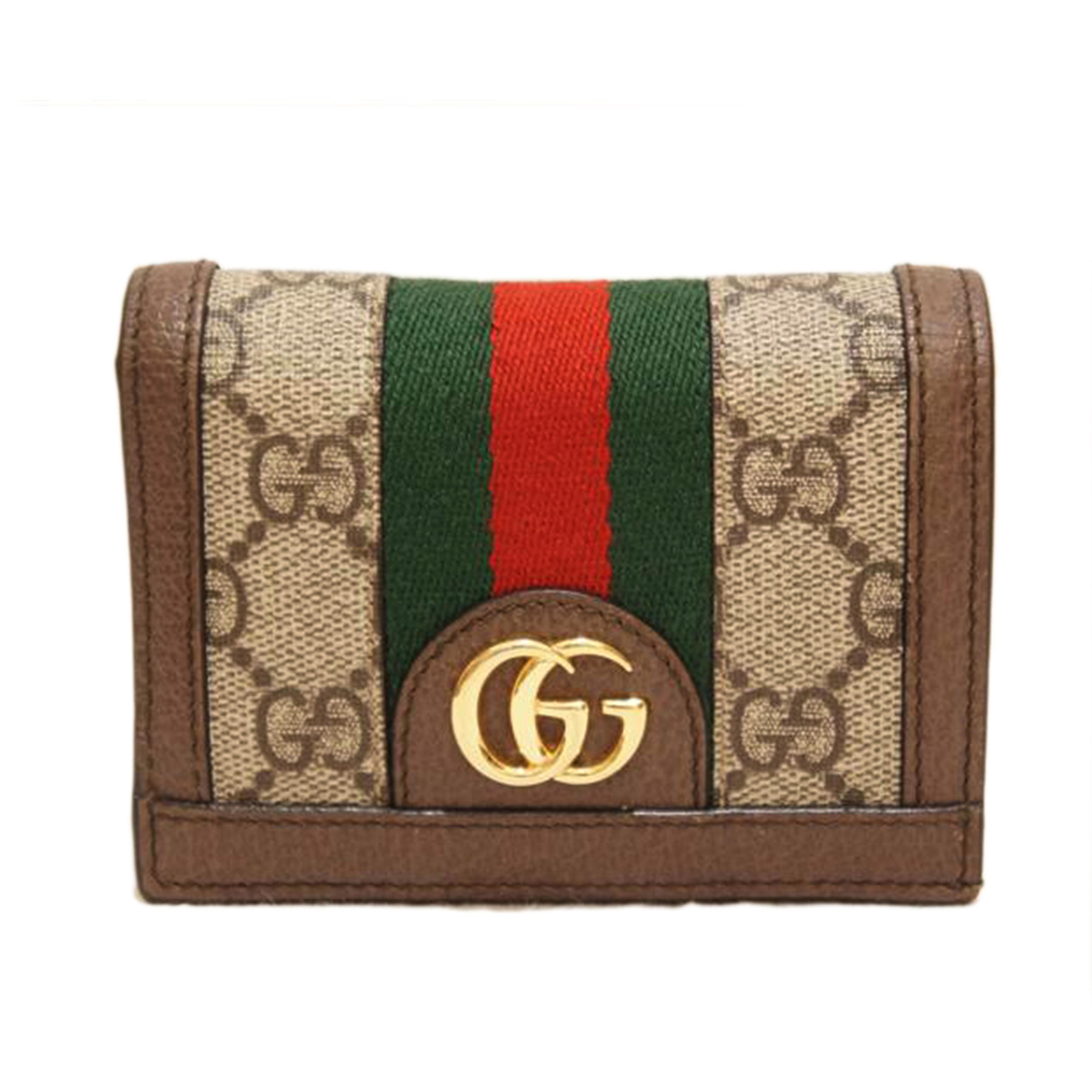 GUCCI グッチ/オフデイアGGスプリーム二つ折り財布/523155//493075/ABランク/94