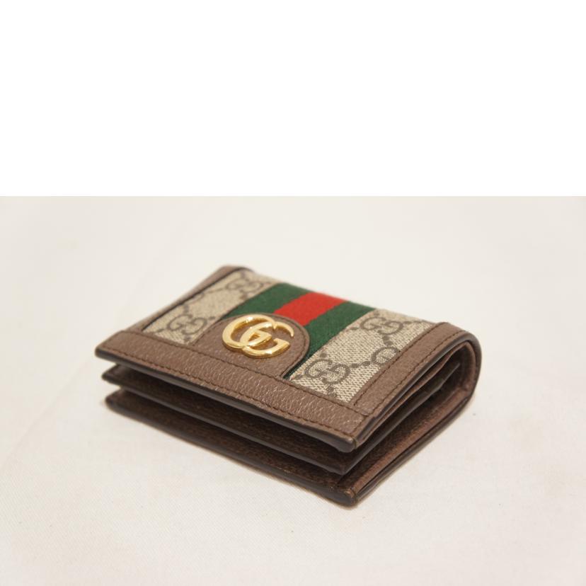 GUCCI グッチ/オフデイアGGスプリーム二つ折り財布/523155//493075/ABランク/94
