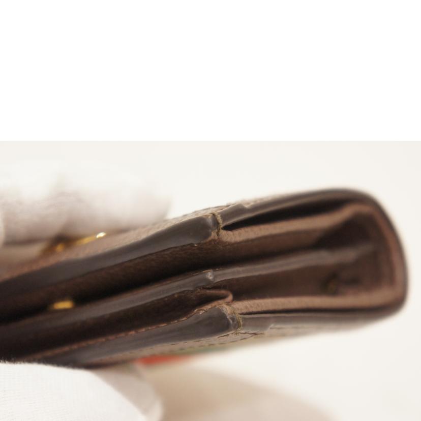 GUCCI グッチ/オフデイアGGスプリーム二つ折り財布/523155//493075/ABランク/94