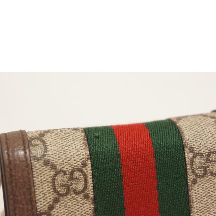 GUCCI グッチ/オフデイアGGスプリーム二つ折り財布/523155//493075/ABランク/94