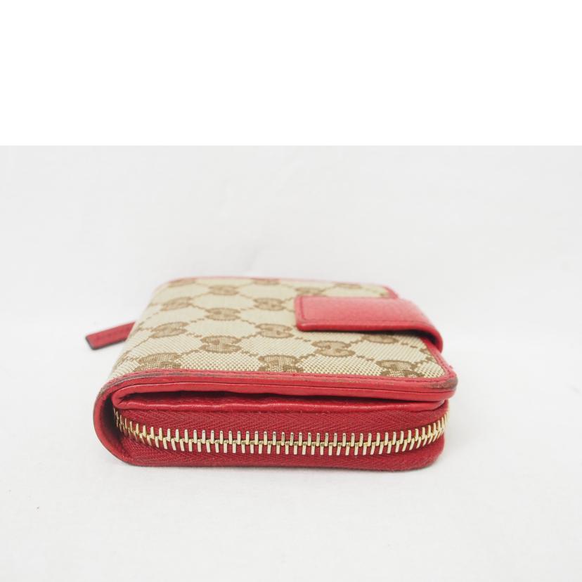 GUCCI グッチ/GGキャンバス/ラウンドファスナー2つ折り財布/346056//534563/Bランク/78