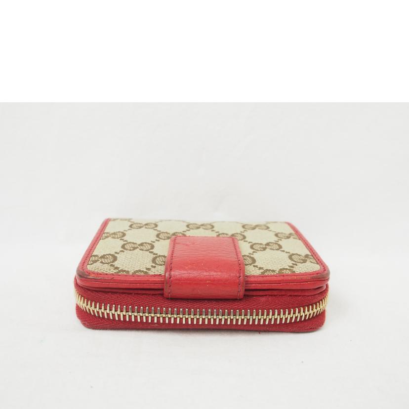 GUCCI グッチ/GGキャンバス/ラウンドファスナー2つ折り財布/346056//534563/Bランク/78