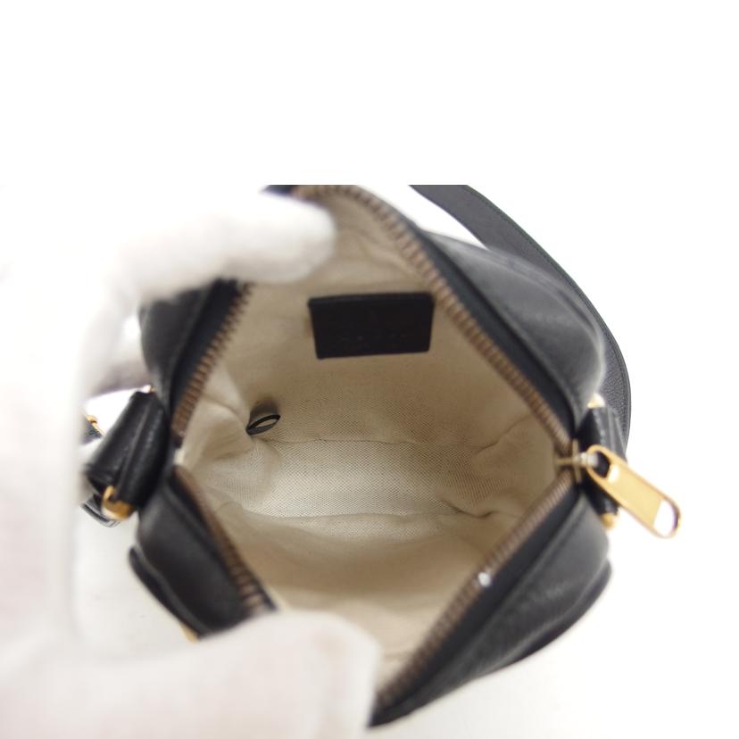 GUCCI グッチ/ヴィンテージロゴプリント/ショルダーバッグ/ブラック/574803//520981/Aランク/04