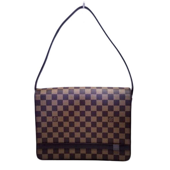 LOUIS VUITTON ルイ・ヴィトン/トライバッカ カレ/ダミエ/エベヌ/N51161//TH0032/Aランク/94
