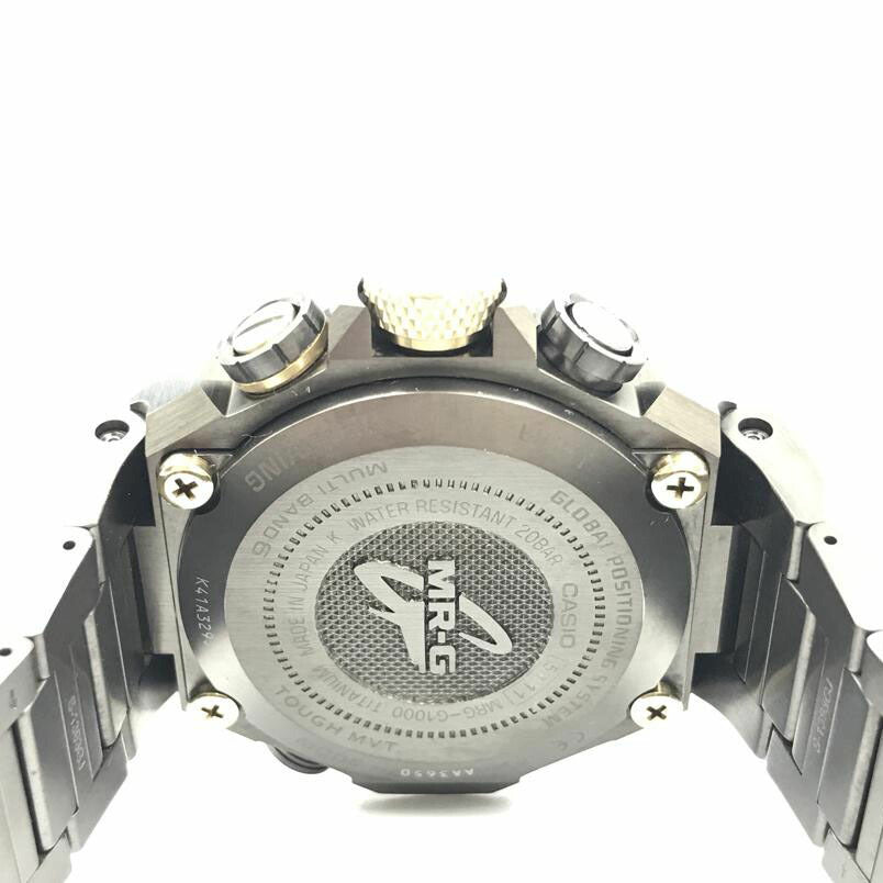 CASIO カシオ/MR-G 赤備え GPSハイブリッド電波ソーラー/MRG-G1000B-1A4JR//K41A329J/ABランク/51