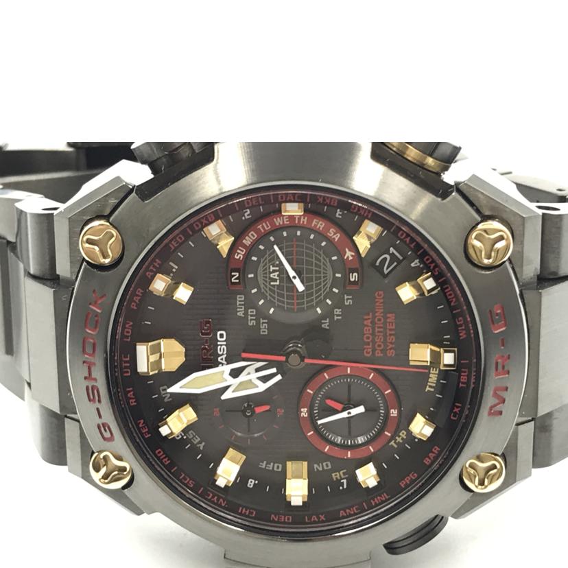 CASIO カシオ/MR-G 赤備え GPSハイブリッド電波ソーラー/MRG-G1000B-1A4JR//K41A329J/ABランク/51