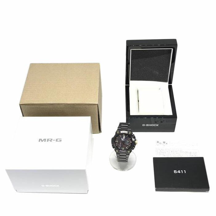 CASIO カシオ/MR-G 赤備え GPSハイブリッド電波ソーラー/MRG-G1000B-1A4JR//K41A329J/ABランク/51