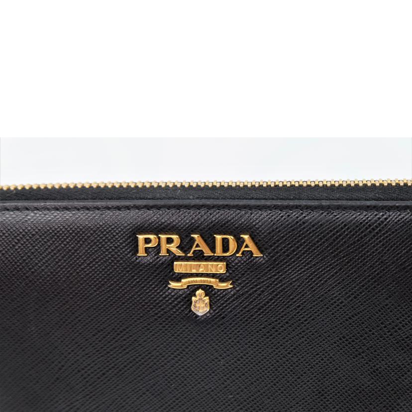 PRADA プラダ/サフィアーノラウンドファスナー長財布/1ML506//Bランク/71