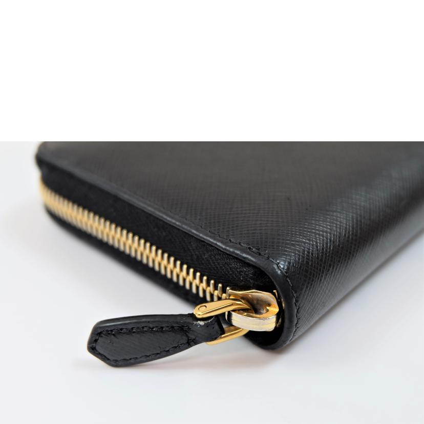 PRADA プラダ/サフィアーノラウンドファスナー長財布/1ML506//Bランク/71