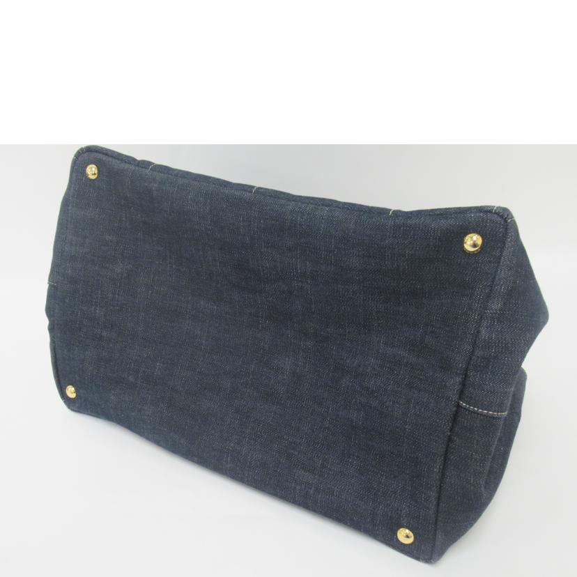 PRADA/トートバッグ/カナパ・デニム/BN1872//ABランク/63