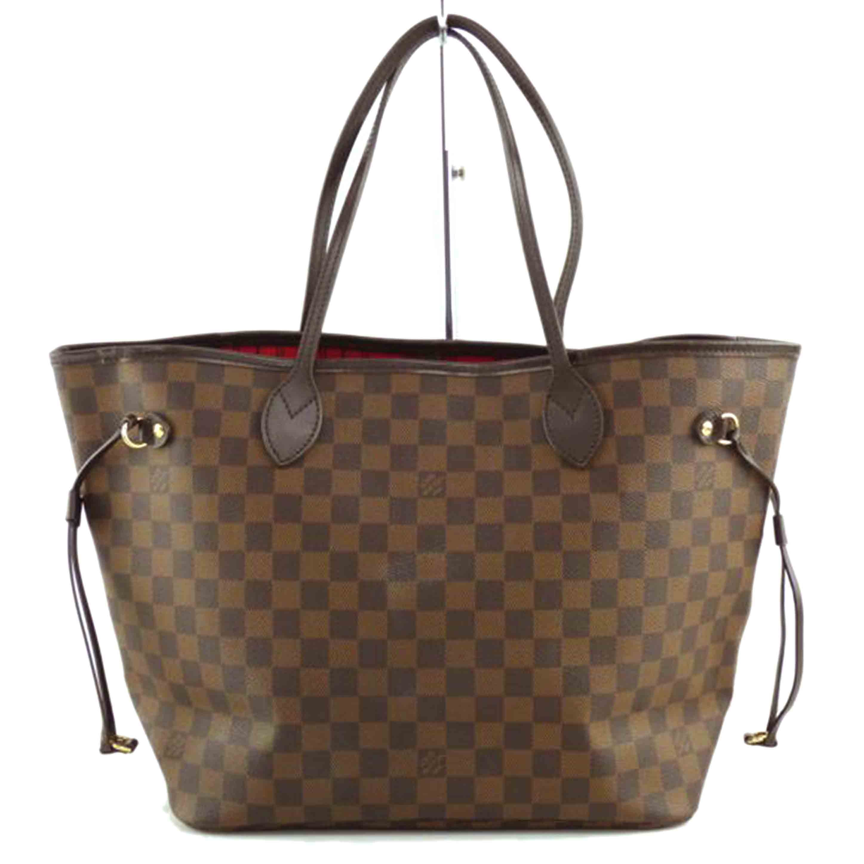 LOUIS VUITTON ルイヴィトン ルイ・ヴィトン ビトン ダミエ・エベヌ 市松模様 ブラウン 茶 ショルダーバッグ ハンドバッグ トートバッグ ブラウン メンズ レディース 定番 人気 LV 斜め掛け 肩がけ/旧型ネヴァーフルMM/ダミエ/エベヌ/N51105//AR3***/Aランク/64