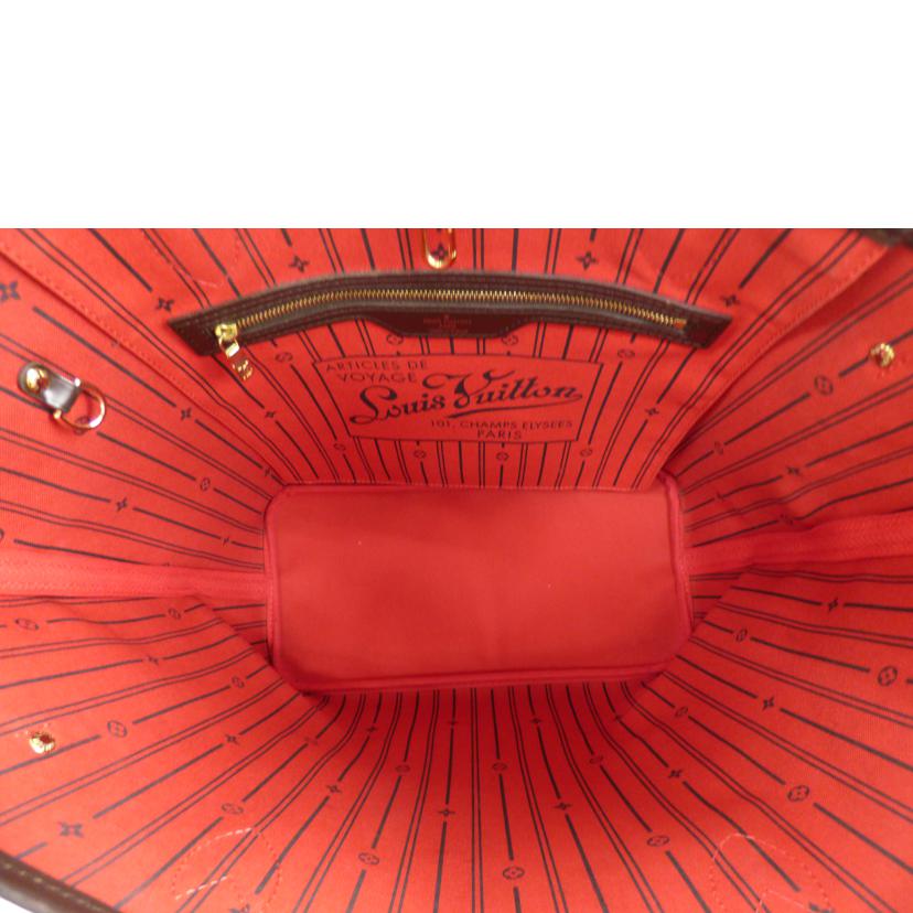 LOUIS VUITTON ルイヴィトン ルイ・ヴィトン ビトン ダミエ・エベヌ 市松模様 ブラウン 茶 ショルダーバッグ ハンドバッグ トートバッグ ブラウン メンズ レディース 定番 人気 LV 斜め掛け 肩がけ/旧型ネヴァーフルMM/ダミエ/エベヌ/N51105//AR3***/Aランク/64