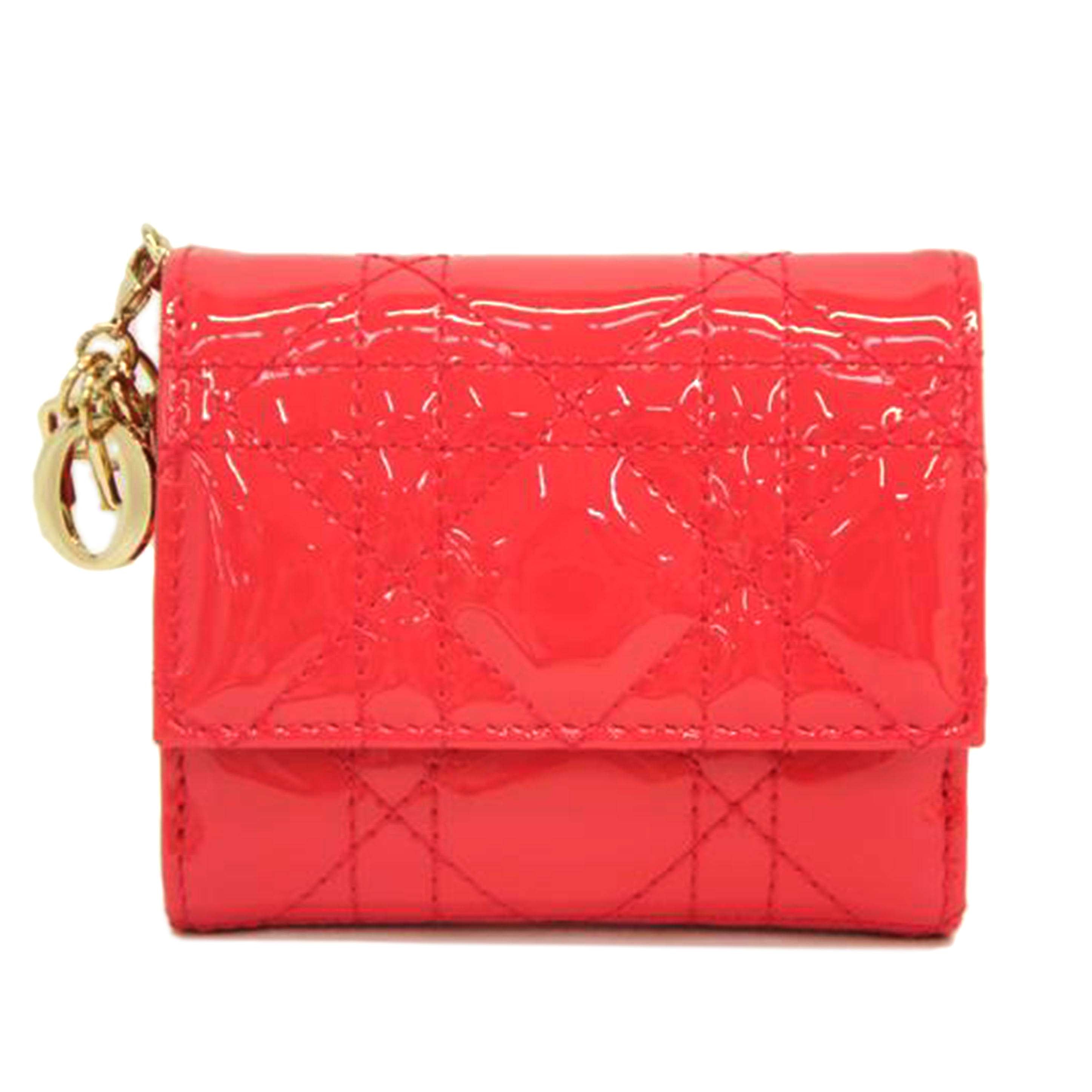 Christian Dior クリスチャンディオール/LADY DIOR ロータスウォレット/S0180OVRB//Aランク/05