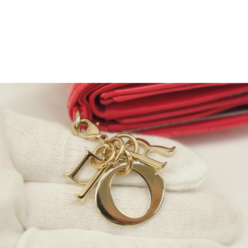 Christian Dior クリスチャンディオール/LADY DIOR ロータスウォレット/S0180OVRB//Aランク/05