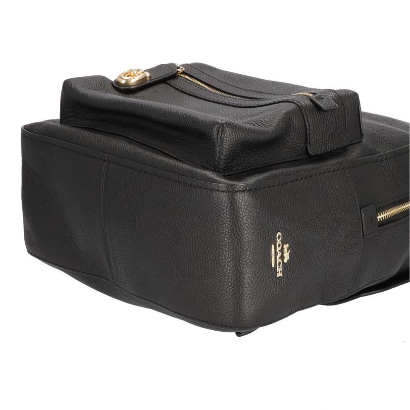 COACH コーチ/レザーバックパック/黒/ゴールド金具/35603//H19**/ABランク/75