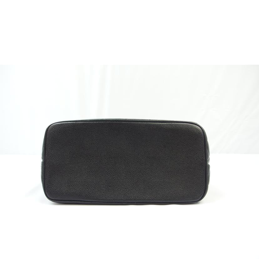 CHANEL シャネル/復刻トート/キャビアスキン/ブラック/シルバー金具/A01804//6199736/Aランク/83