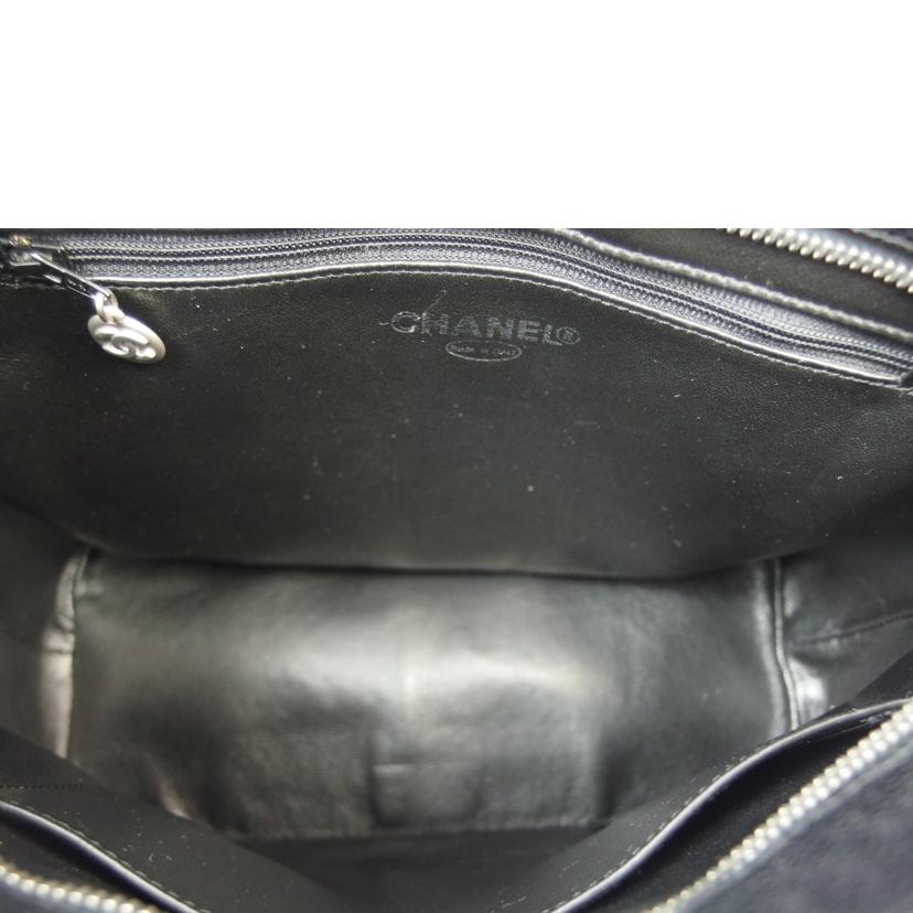 CHANEL シャネル/復刻トート/キャビアスキン/ブラック/シルバー金具/A01804//6199736/Aランク/83