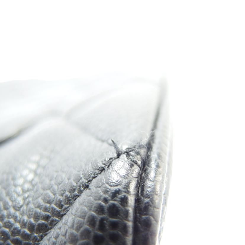 CHANEL シャネル/復刻トート/キャビアスキン/ブラック/シルバー金具/A01804//6199736/Aランク/83