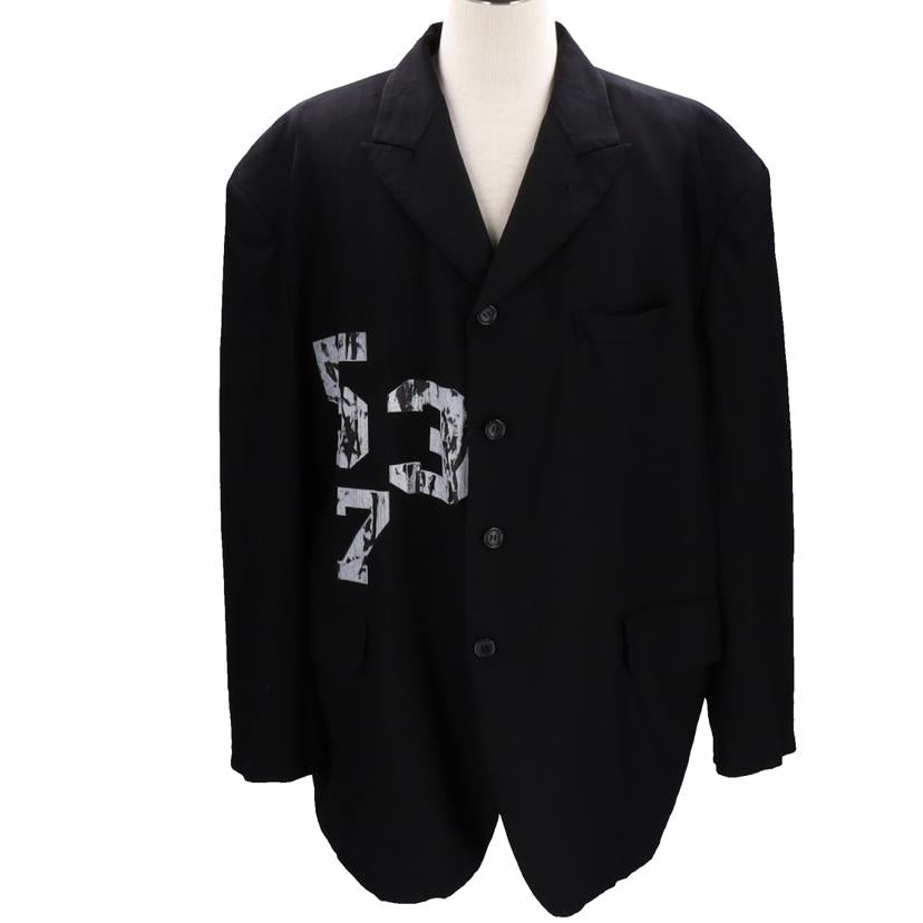 Black Comme des Garçons: Single Breasted Blazer (White
