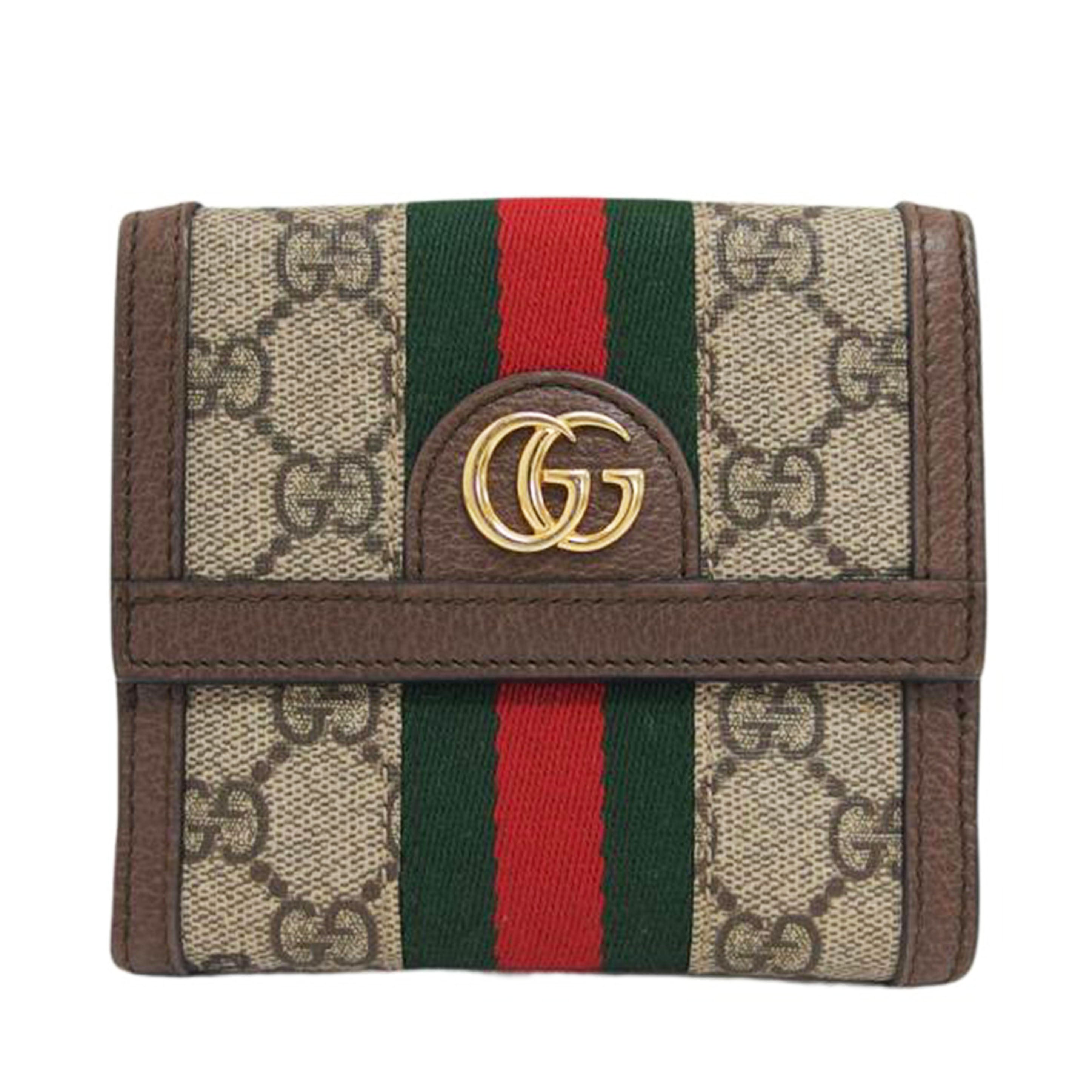 GUCCI グッチ/オフィディア/GGスプリーム/Wホック財布/523173//2149/Aランク/04