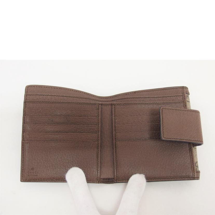 GUCCI グッチ/オフィディア/GGスプリーム/Wホック財布/523173//2149/Aランク/04