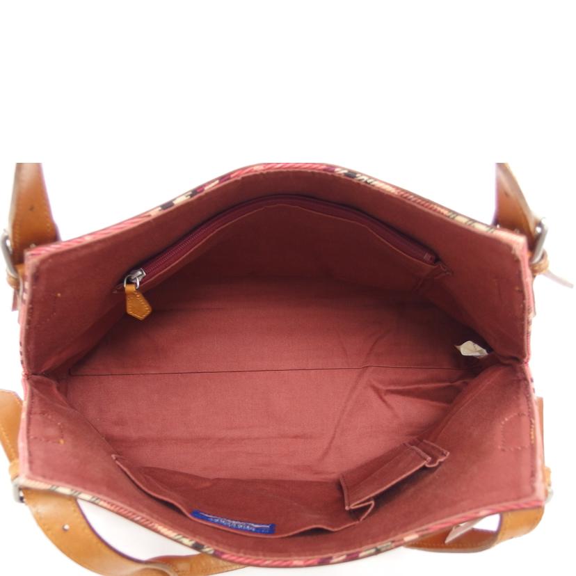 BURBERRY バーバリー/BLUE LABELチェック柄ハンドバッグ/ピンク//Bランク/04