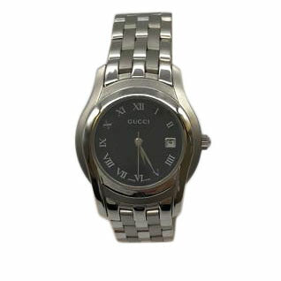 GUCCI グッチ/レディースデイトウォッチ/クオーツ/黒文字盤/5500L//0162036/ABランク/13