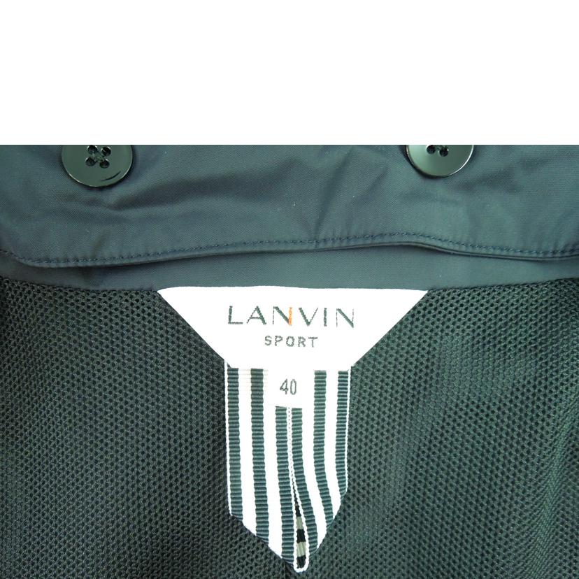 LANVIN SPORT/LANVIN SPORT ライトコート フード取リ外シ可能 ブラック サイズ40/VLN631167N//ABランク/83