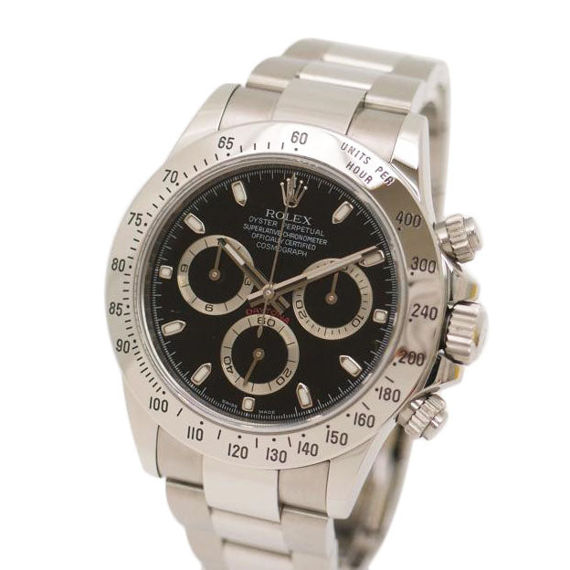 ROLEX ロレックス/コスモグラフ・デイトナ/黒文字盤/V番/116520/V33**********/腕時計 クロノグラフ ルーレット ステンレス OH済 新品仕上済/ROLEX/SAランク/69【中古】