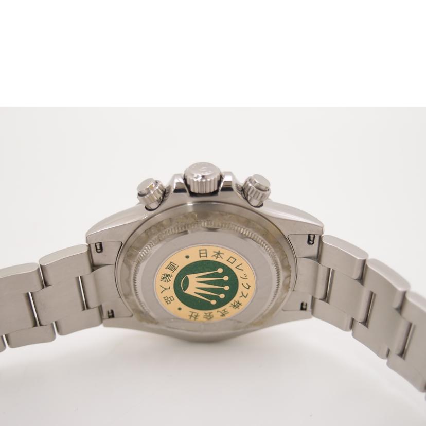 ROLEX ロレックス 腕時計 クロノグラフ ルーレット ステンレス OH済 新品仕上済/コスモグラフ・デイトナ/黒文字盤/V番/116520//V334385(2008)/SAランク/69