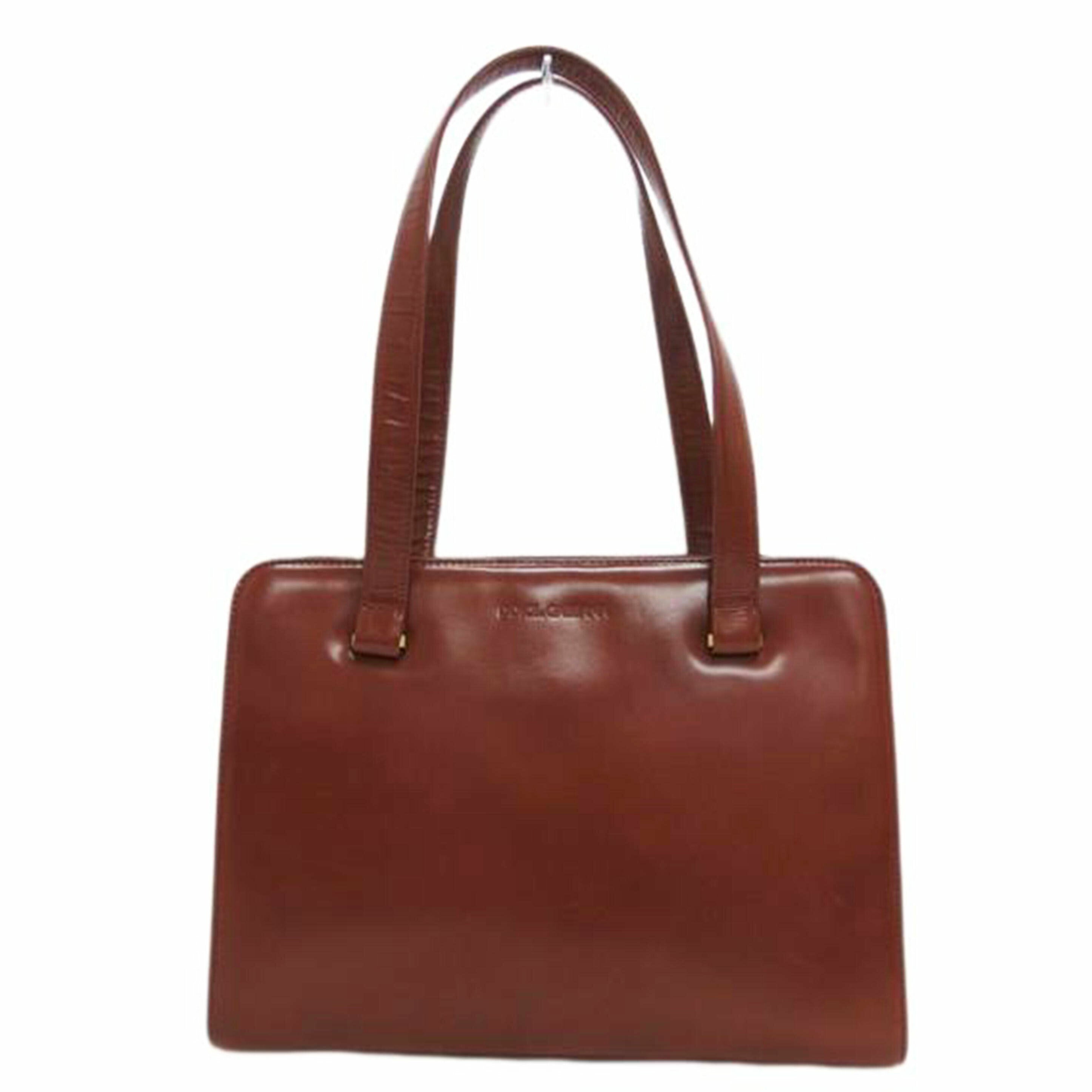 DOLCE&GABBANA ルチェアンドガッパーナ/レザートートバッグ/ブラウン//ABランク/04