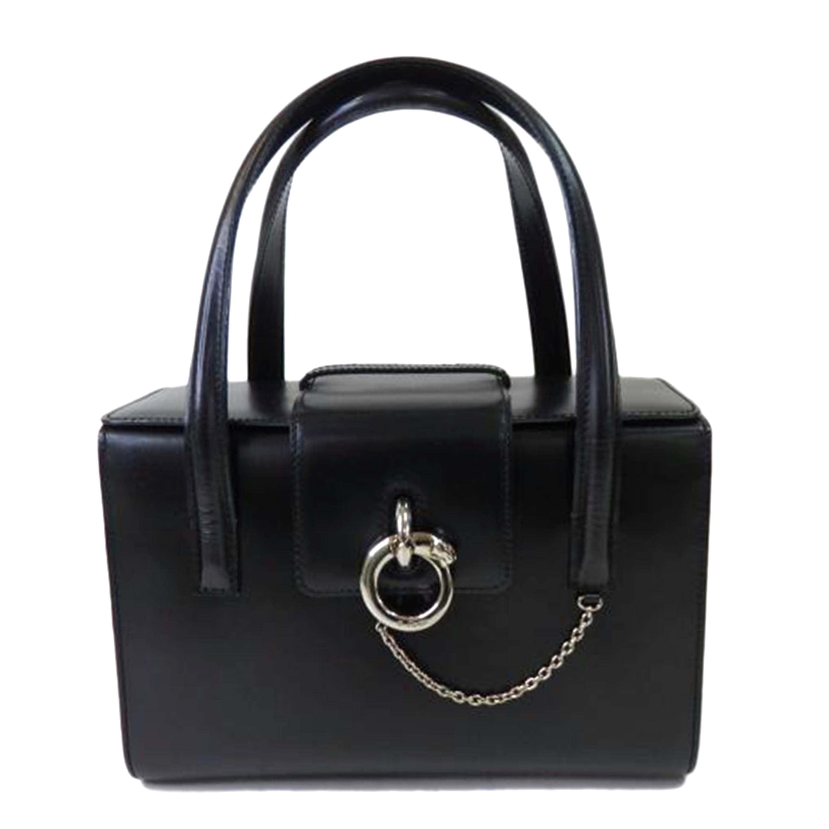 Cartier カルティエ/パンテールハンドバッグ/黒//ABランク/84