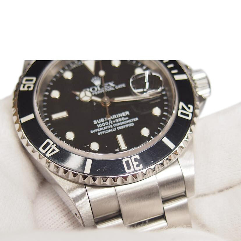 ROLEX ロレックス/サブマリーナ デイト/SS/自動巻き/16610//Y385205/Bランク/76