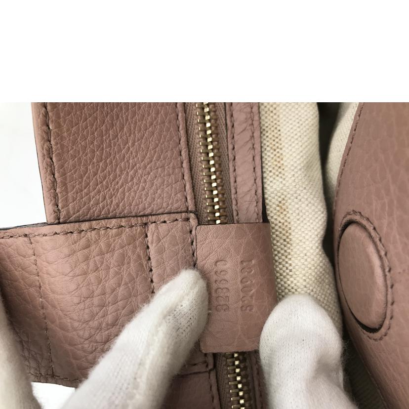 GUCCI グッチ/バンブー/レザー/2Wayハンド/323660//520981/Bランク/13