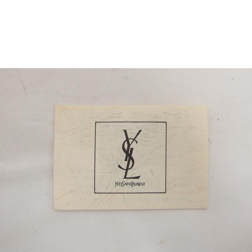 YSL イヴサンローラン/2WAYレザーセミショルダーバッグ/ブラック/ヴィンテージ//ABランク/04
